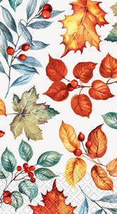 Fall Flair Guest Napkins  16ct